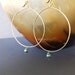 Gold hoops, brass earrings, gold earrings, hammered hoops