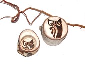 Eco Friendly Wood Wall Hanging, Wood Owl, Aspen Wood Slice, Minimalist Wall Decor, Abstract OWL, Woodland, Rustic Modern