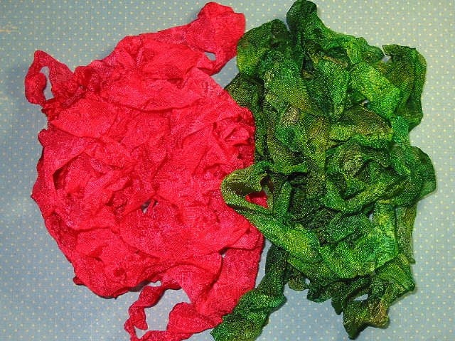 Christmas Dreams Hand Dyed Ribbon