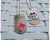 skull dogtag necklace