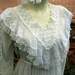 Vintage 1970s GUNNE SAX - Victorian Prairie Boho Wedding Dress - Lace and Ruffles - 3