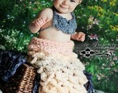The EPIC Mermaid tail. Custom Shell Mermaid tail, headband, accesories and top. INFANT SIZE