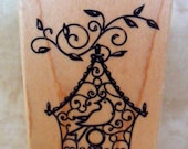Wrought Iron Bird House by Inkadinkado-SALE