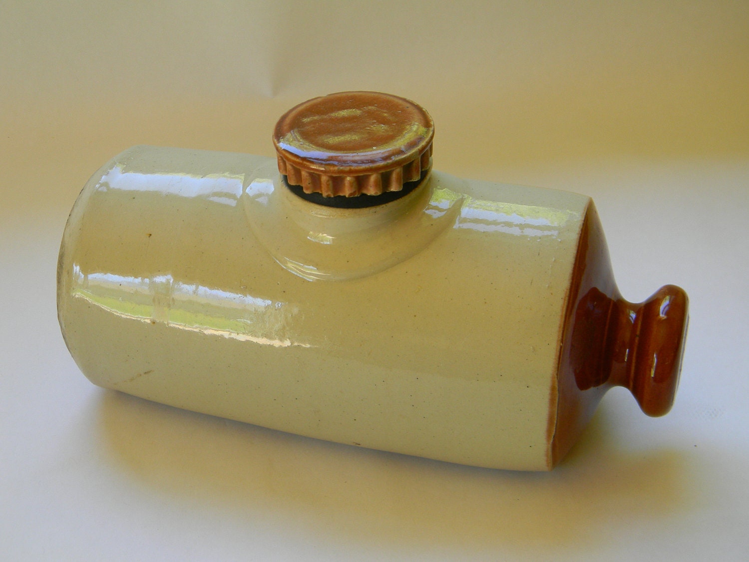 Antique Stoneware Foot Warmer