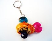 Fish Shaped Tagua Keychain