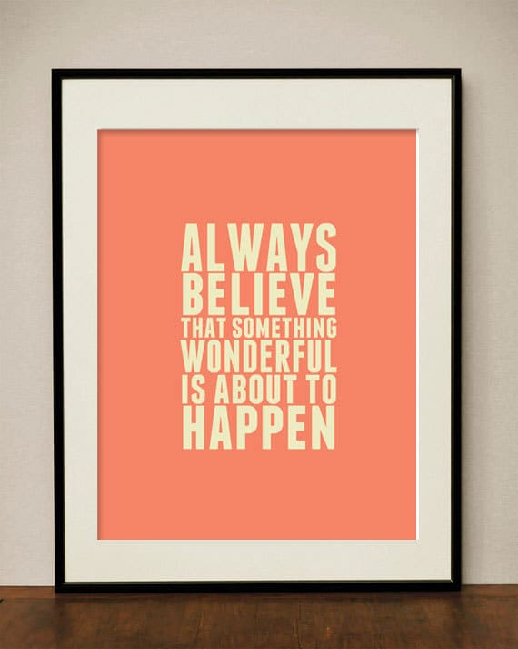Believe Quote - Printable digital file