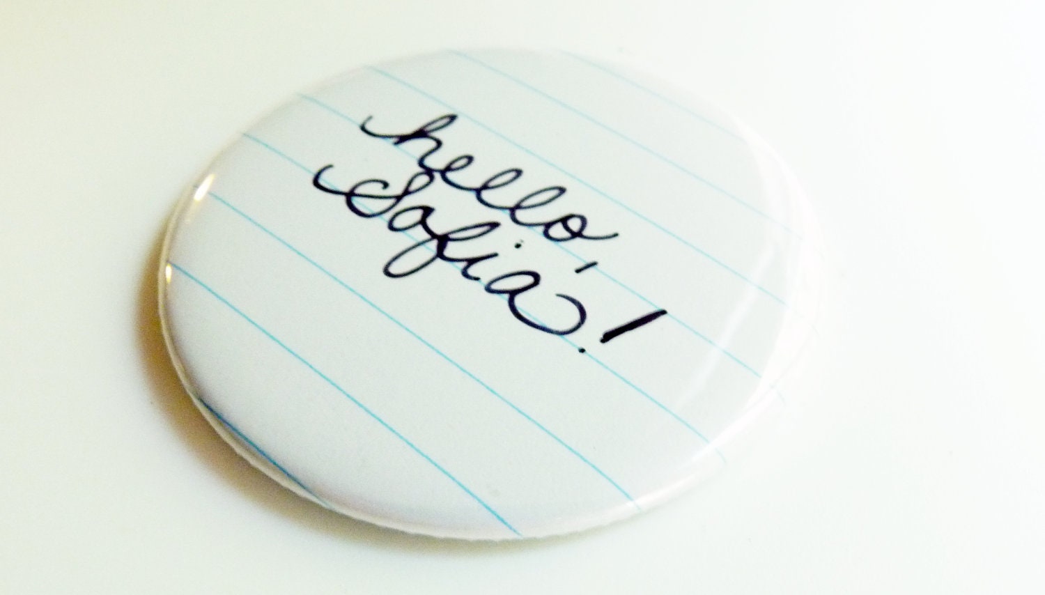 Hello - Customizable Hand Written Pocket Mirror - Perfect for Bridesmaid Gifts, Under 5, Party Favors