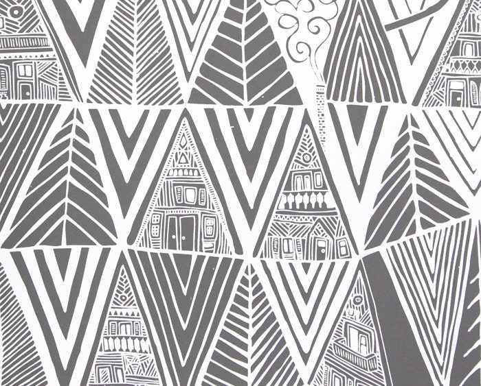 screen print. Recess from isosceles. Limited edition - MinkaSvarcs
