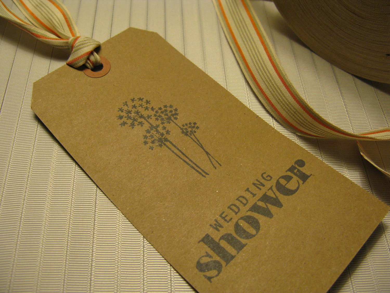 Set of 10 Large Kraft Tag Rustic Goodness for Your Wedding Shower...