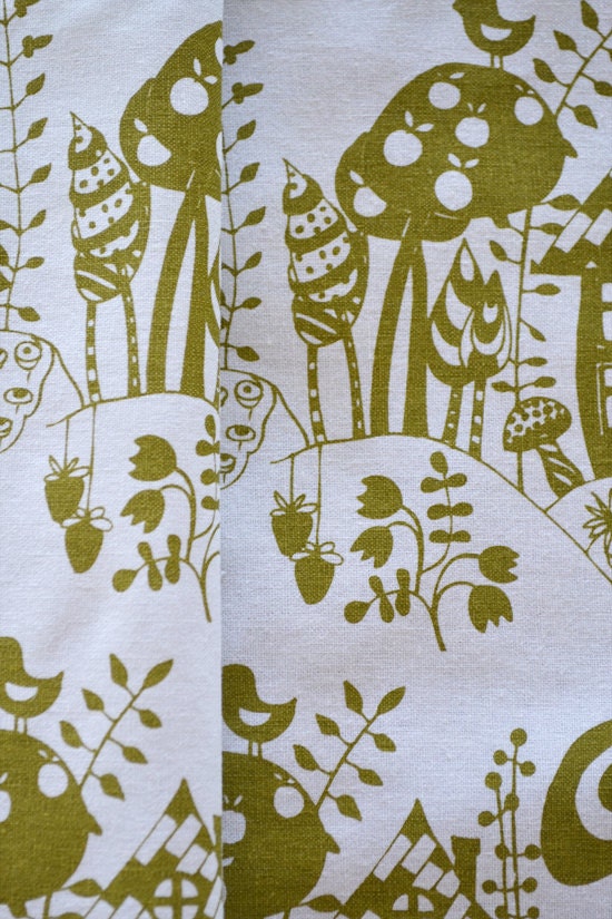 SKAZKA hand printed fabric quarter