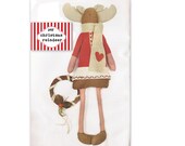 Christmas Reindeers  Pattern  ,PDF Sewing pattern for a Reindeer Christmas Festive Nordic,christmas patterns,Toy Reindeer Deer Sewing  diy