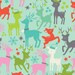 SALE - Reindeer Games in Blue from Tinsel by Maude Asbury for Blend, 100% Cotton, 1/2 yard