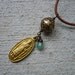 Leather Buddha Necklace