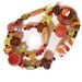 Chunky Orange Choker - Magnetic Clasp - FUN to wear