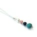 Gemstone Necklace Pearl Turquoise Coral Lapis Sterling Silver Jewelry Natural Gemstone Jewellery Chain Pendant N-326 327 328 329
