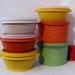 Vintage Set of Tupperware Storage Containers - Retro Colors - The Best Way to Store Leftovers