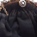 Gorgeous Black Designer Evening Bag with Chunky Crystals