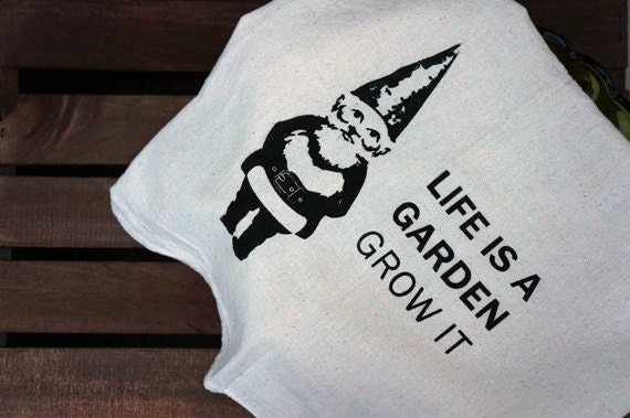 gnome cotton kitchen towel