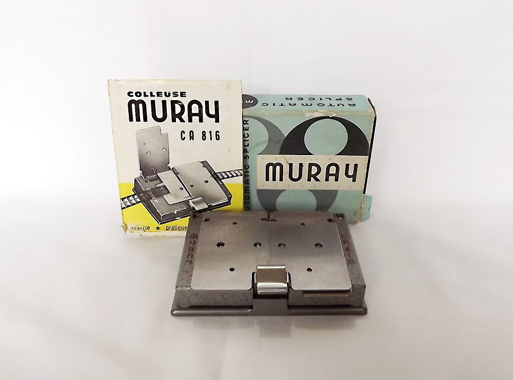 Automatic film splicer by Muray with French instructions