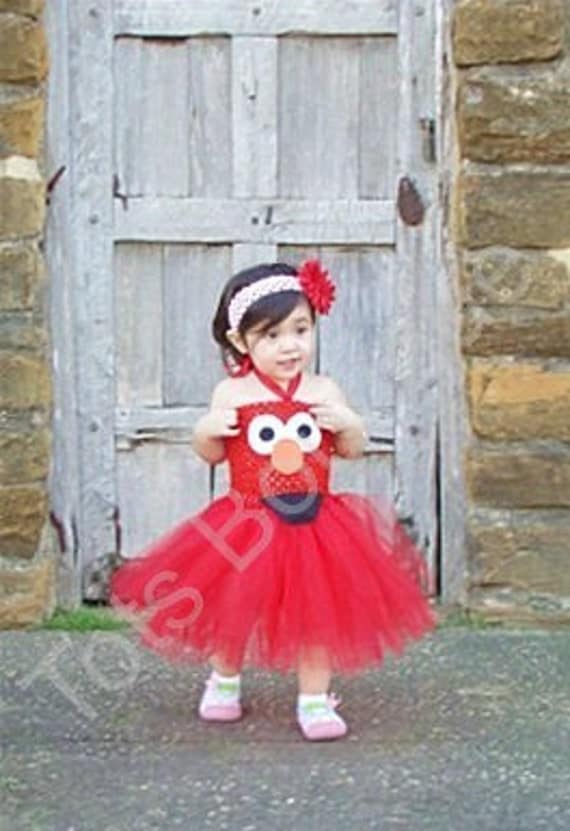 Infant- Elmo Tutu Dress Inspired