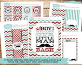 INSTANT DOWNLOAD Little Man Baby Shower Collection with 26 items Il_170x135
