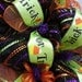 Trick or Treat Black Mesh Striped Halloween Wreath (60% Off SALE)
