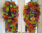 Deco Mesh HALLOWEEN SWAG WREATHS