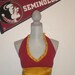 Garnet & Gold Gameday Dress. So Cute Seminoles style "Little Miss TD"