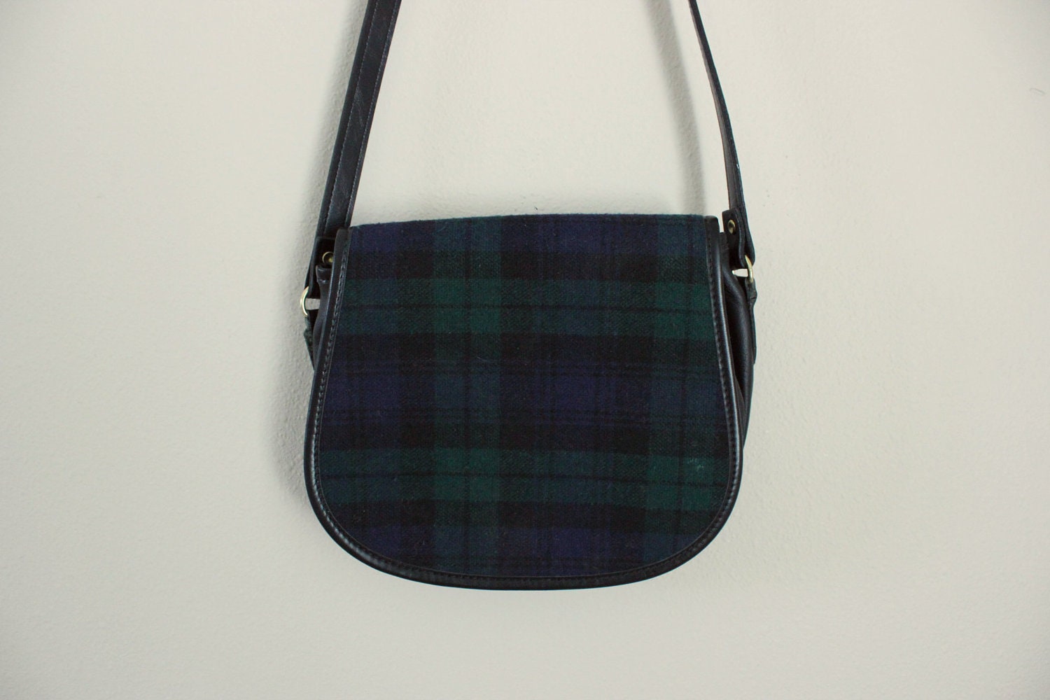 Over-the-Shoulder Plaid Purse