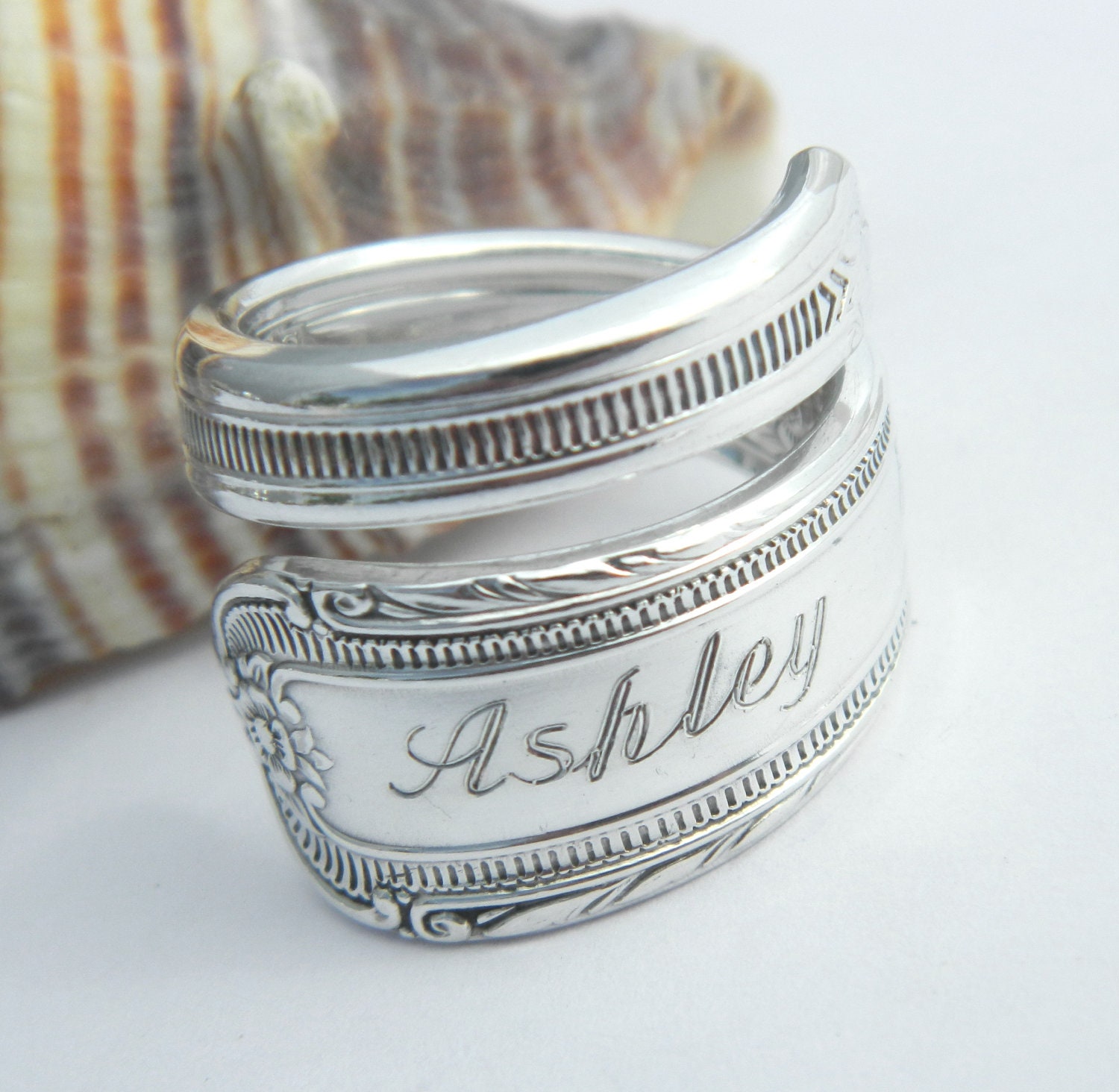 Personalized Spoon Ring, Spoon Ring, Spoon Jewelry, Engraved Spoon Ring, Personalized Jewelry, Personalized Gifts, Cotillion