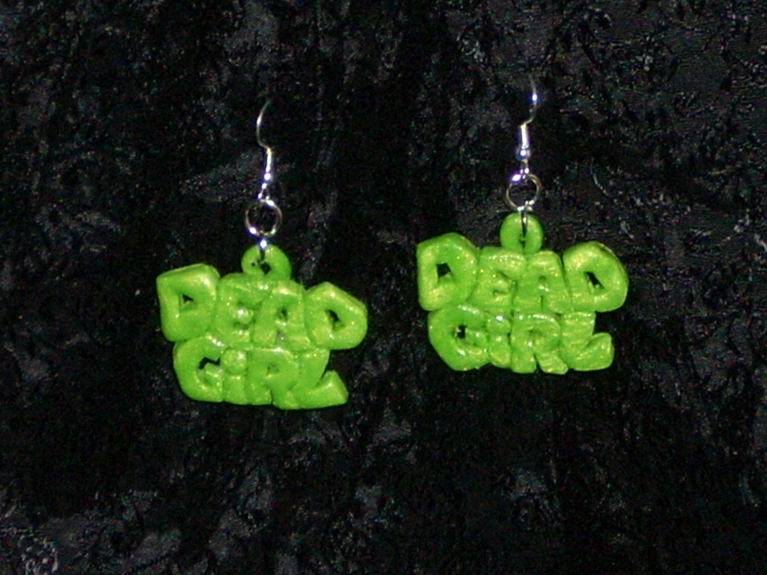Zombie DEAD GIRL earrings Halloween