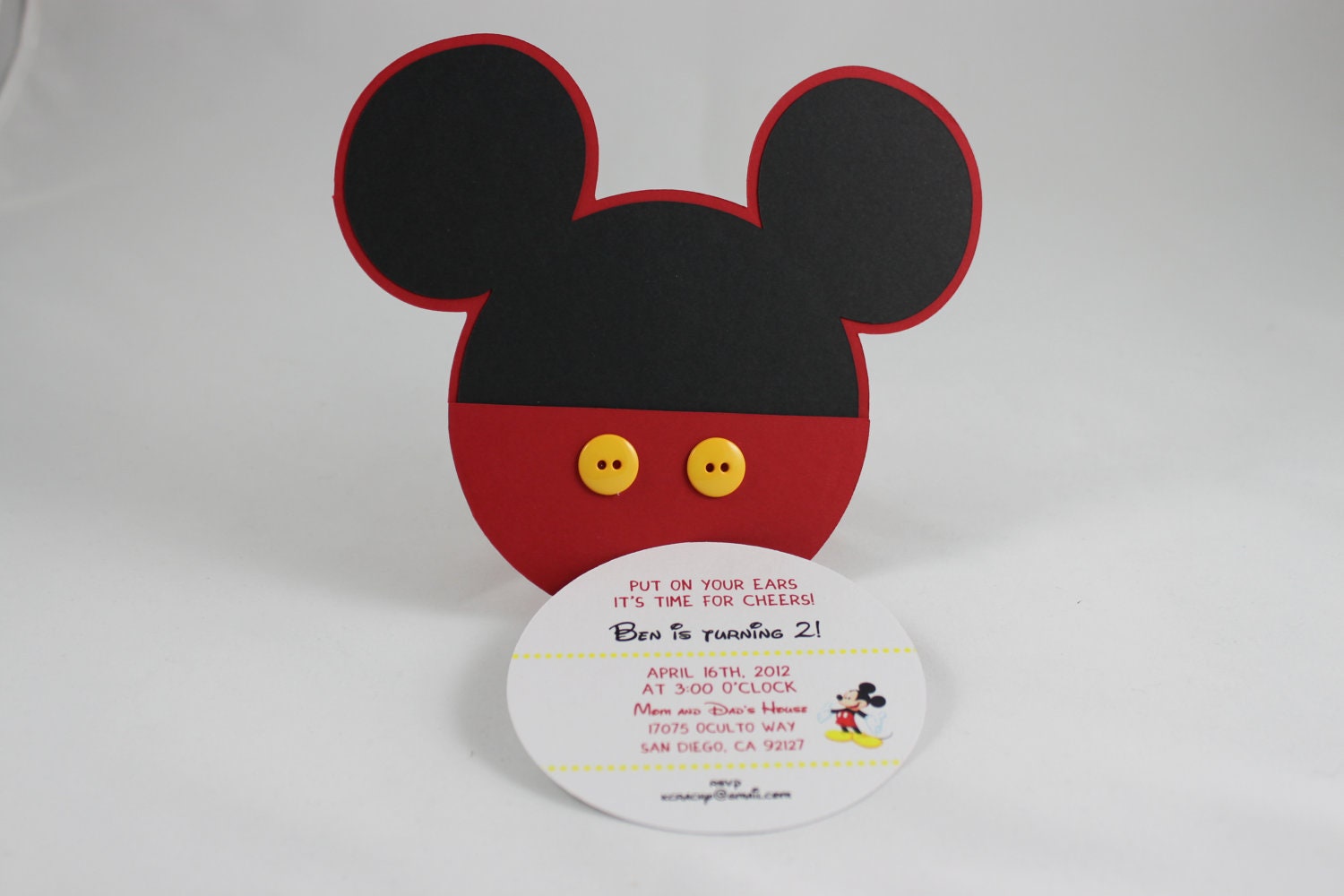 Mickey Mouse Invitation