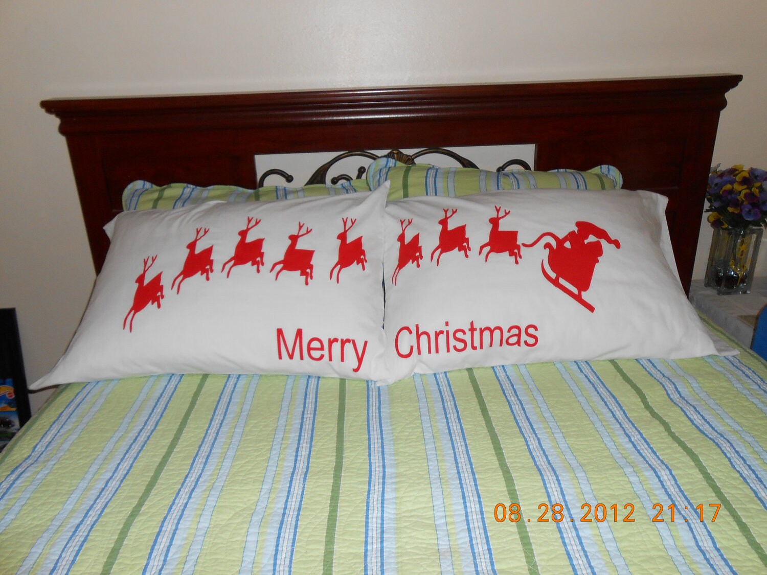 Unique Beautiful Christmas Pillowcases Santa by