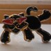 Black cat with sunglasses pierced earrings