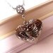 Precious Heart Locket With Owl Necklace - Silver