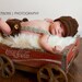Newsboy Photography Prop Set - Suspenders, diaper cover, and hat - Newborn, 3-6 mo., 6-12 mo.
