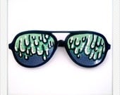 Hand Drawn Shades (Slimy) - colorful sunglasses for fun costume, party decoration and special occasions (Ship on 26 Nov onwards)