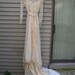 Vintage Wedding Gown with lace and seed pearls ala 1970s