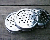 Mason Jar Parmesan Cheese or Spice Shaker Lid with Free Chalkboard Label