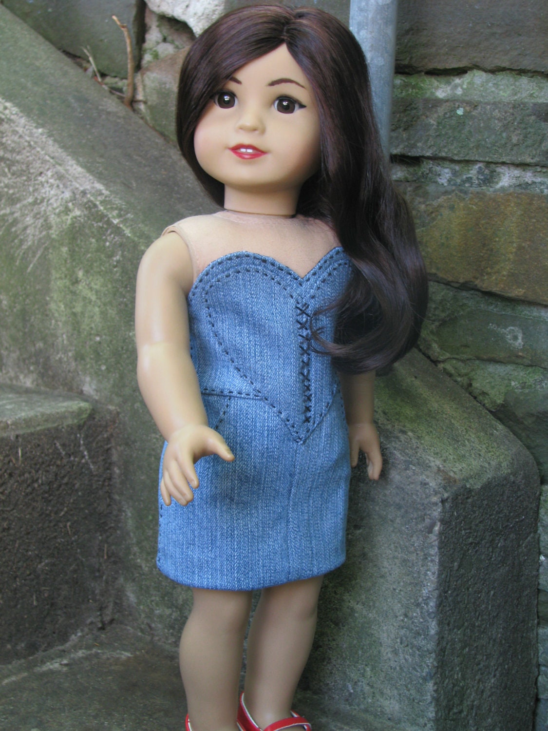 american girl doll dress: electra heart