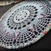 doily Dream Catcher - Siesta - cottage chic - boho - teal - red - orange - dreamcatcher - vegan