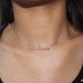 Believe Necklace, Sterling Silver Wire Word