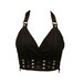 Lip Service black studded halter top X-Small - Small