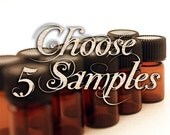 Perfume Oil Samples: Choose Five (5) 2mL Sample Perfume and Cologne Oils Artisan Fragrance