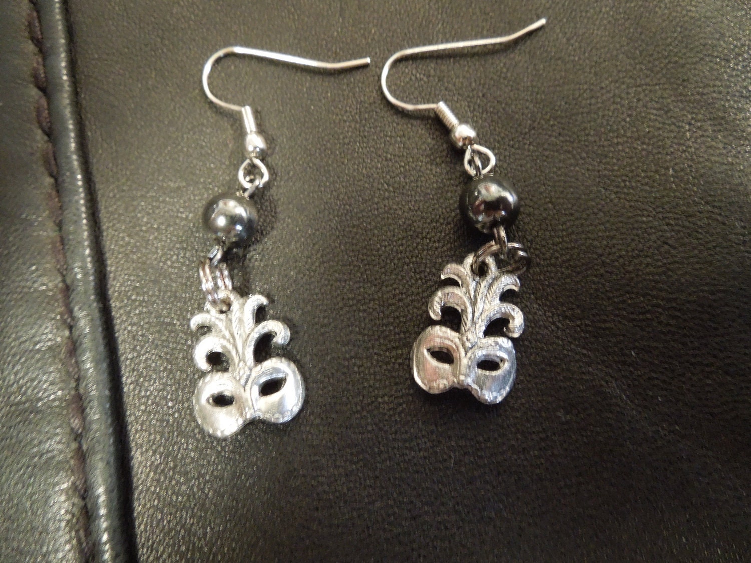 FSoG Inspired Earrings - Mask