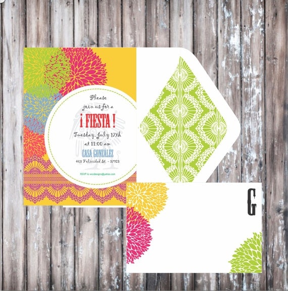 CINCO de MAYO - FIESTA Invitation - Mexican Fiesta Printable Invitation - Cinco de Mayo Invitation Il_570xn