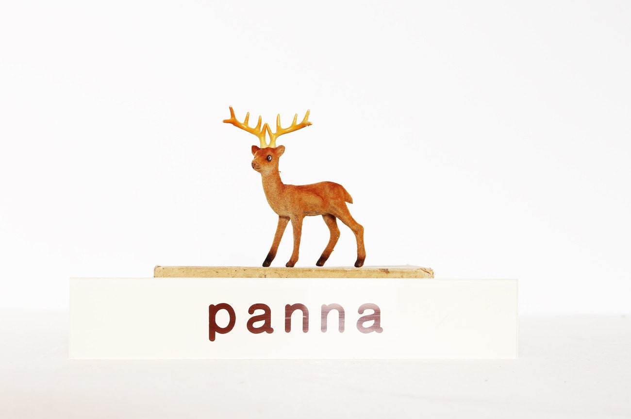 Vintage ice cream tag - PANNA
