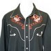 80's Vintage Mens Western Shirt - Cowboy Style