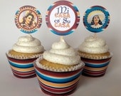 Fiesta Women Printable Cupcake Wrappers & Toppers Set Il_170x135