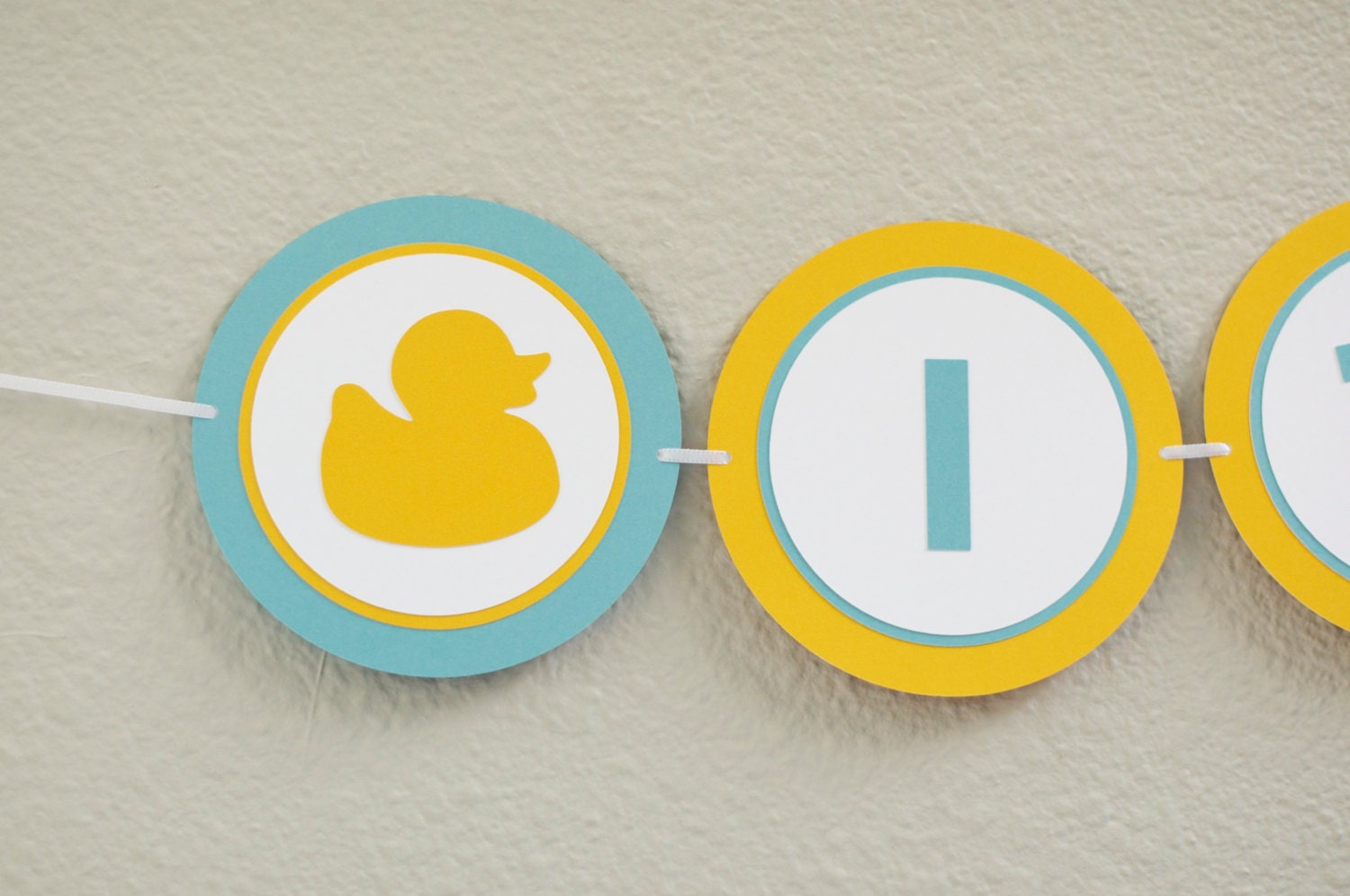 IT'S A BOY Rubber Duck Baby Shower Banner Il_570xn